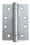 Set of Two 4" Heavy Duty Ball Bearing Hinges - Satin Chrome